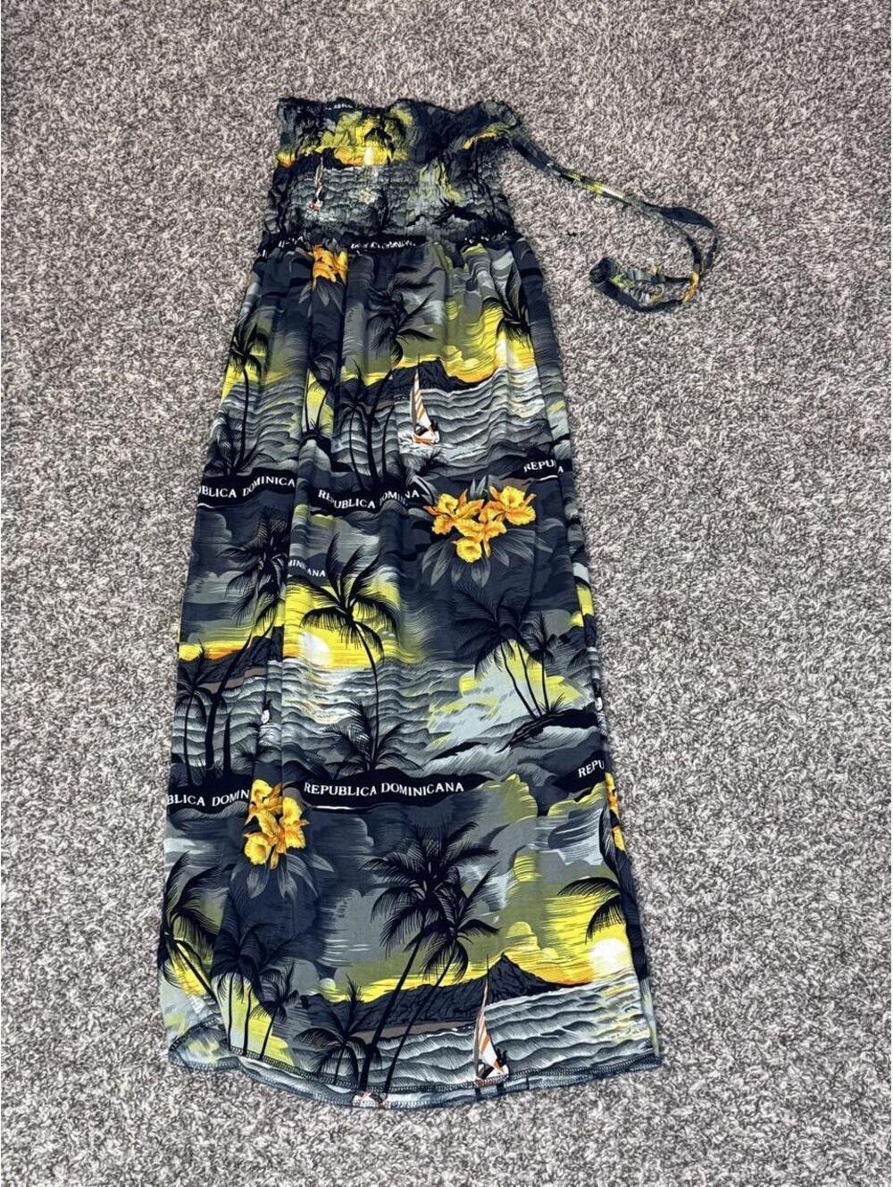 Dominican Republic Beach Dress S/M